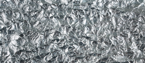 background crumpled foil panorama