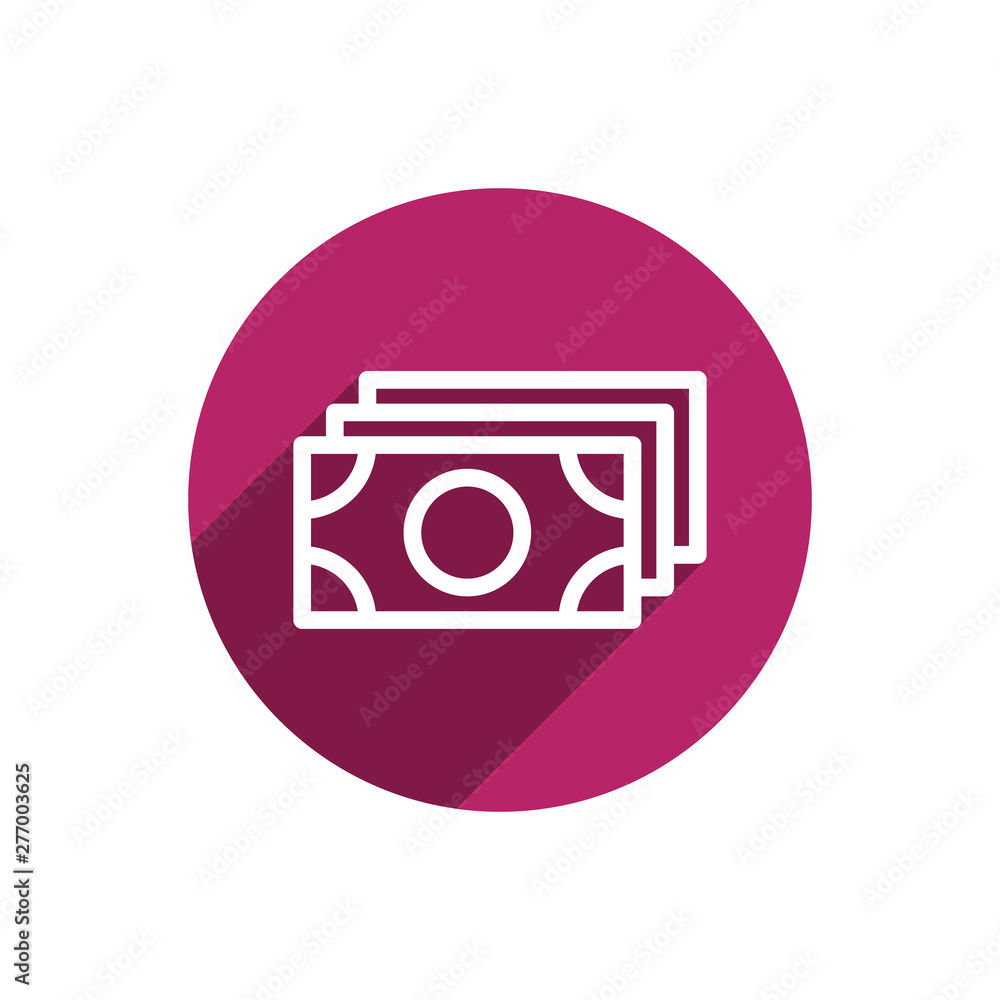 Cash icon in trendy flat style isolated on background. Money symbol for your web site design, logo, app, UI. Vector illustration. Cash icon in trendy flat style isolated on background. Money symbol for your web site design, logo, app, UI. Vector illustration.