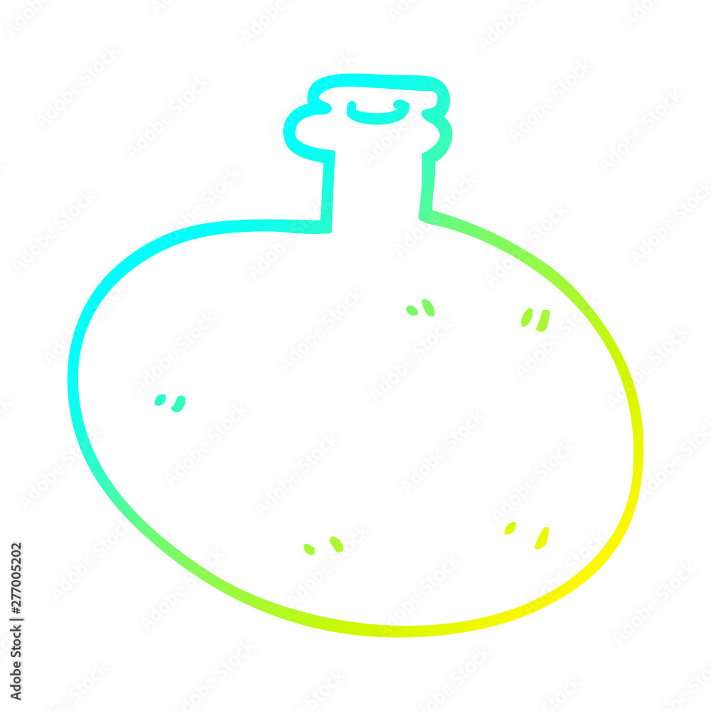 cold gradient line drawing cartoon big old jug cold gradient line drawing cartoon big old jug
