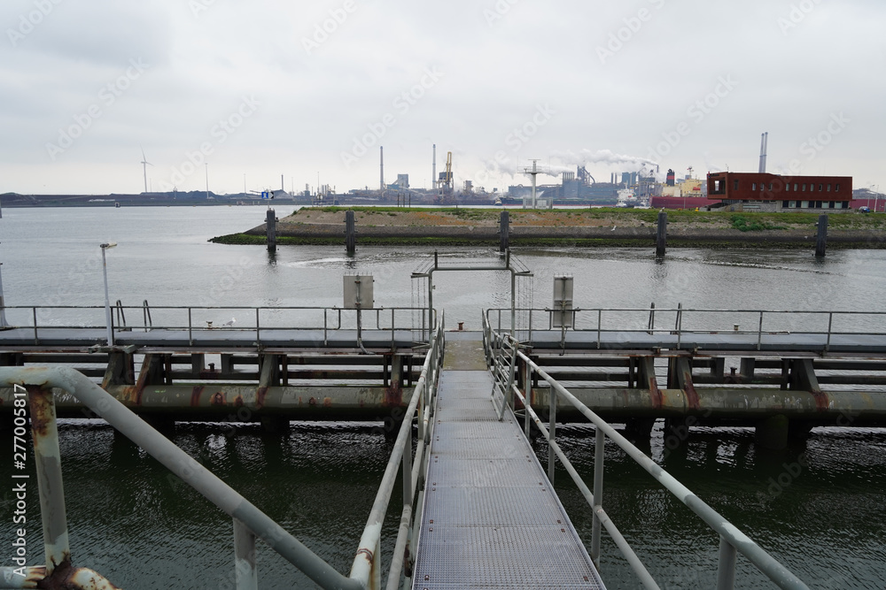 Fototapeta premium Hafen in Amsterdam