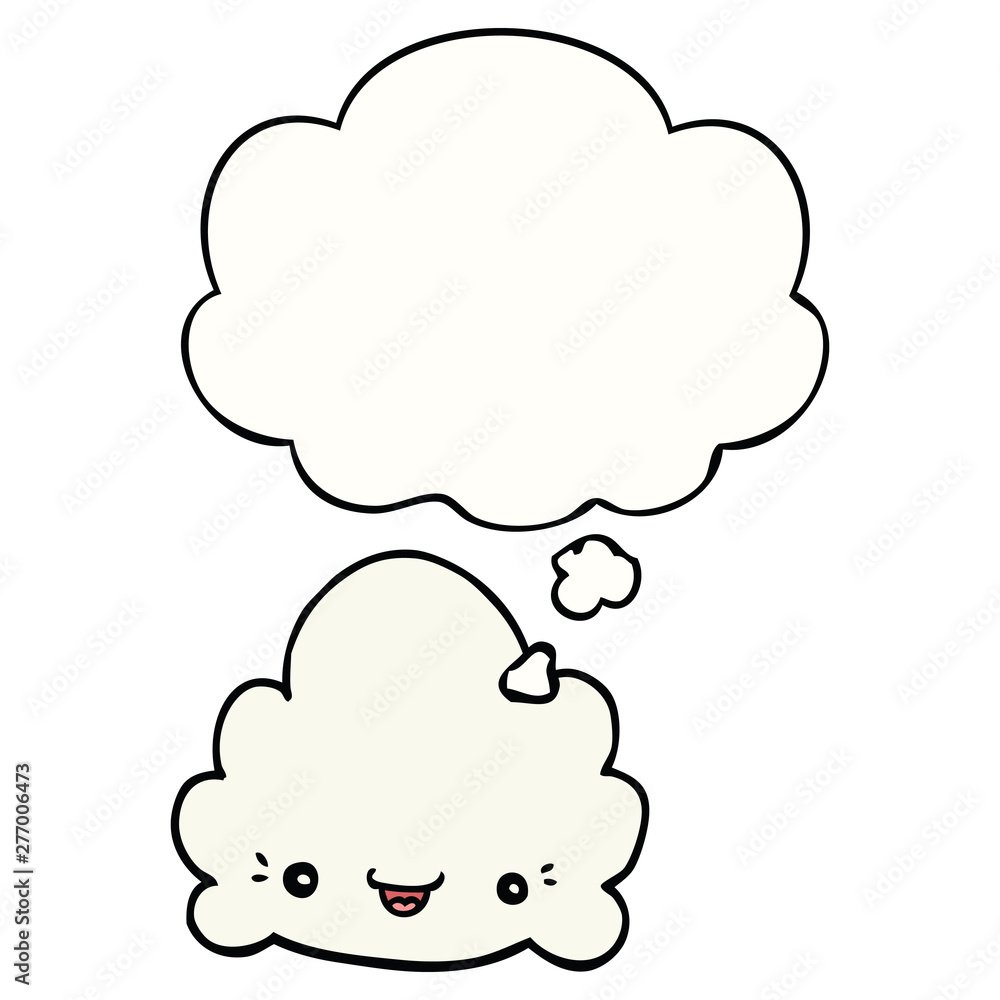 cartoon cloud and thought bubble cartoon cloud and thought bubble