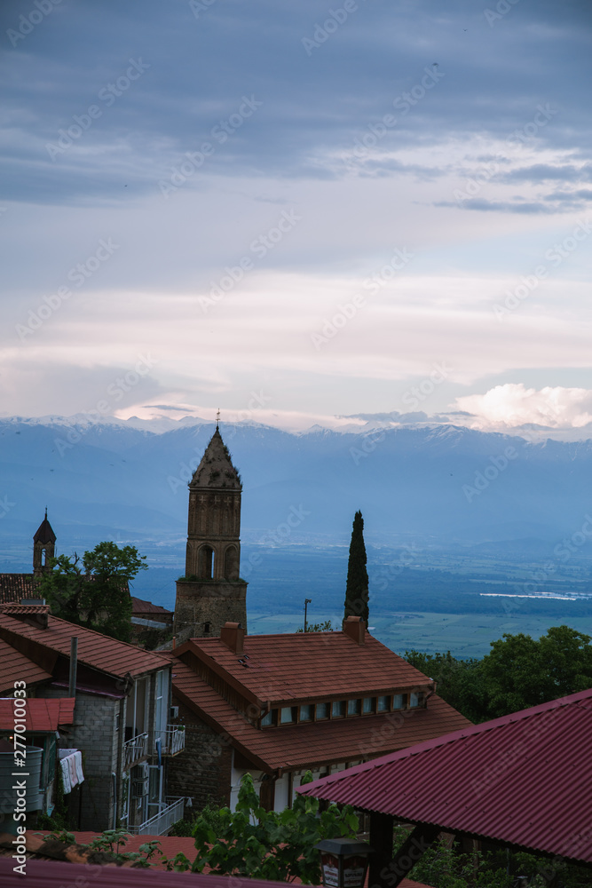 Obraz premium Signagi landscape in the Georgia