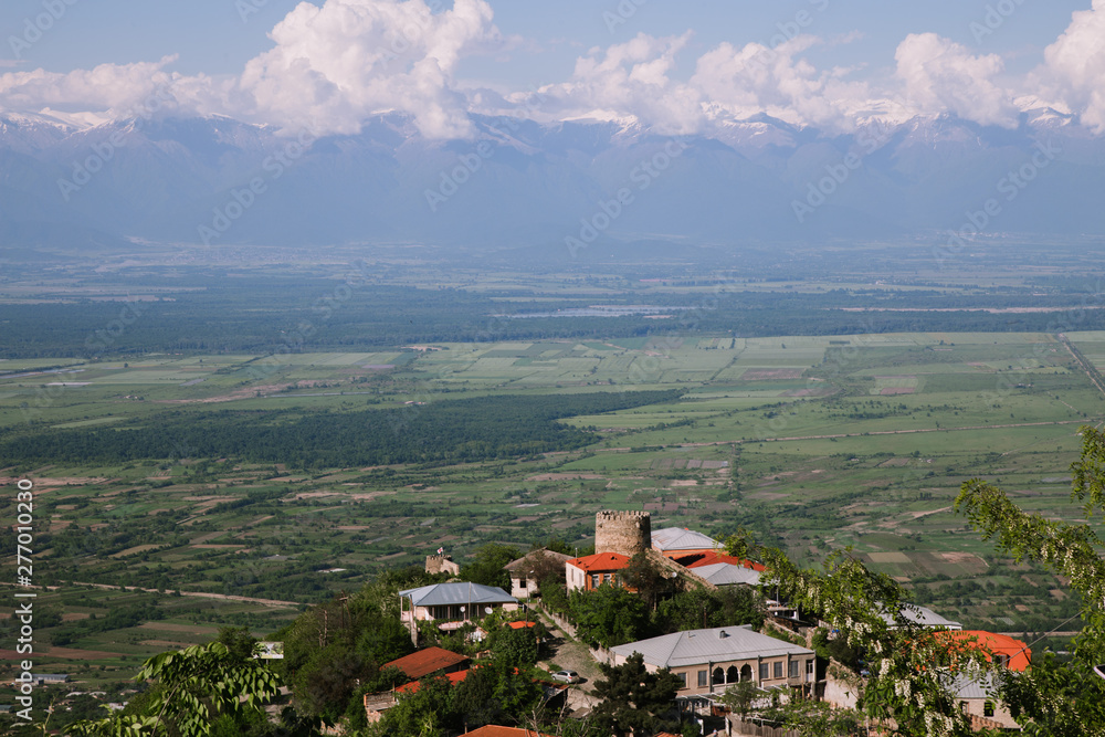 Signagi landscape in the Georgia