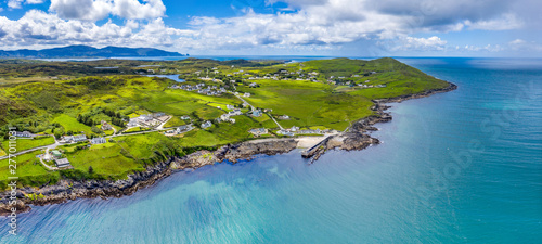 Print op canvas Aerial view of Portnoo in County Donegal, Ireland