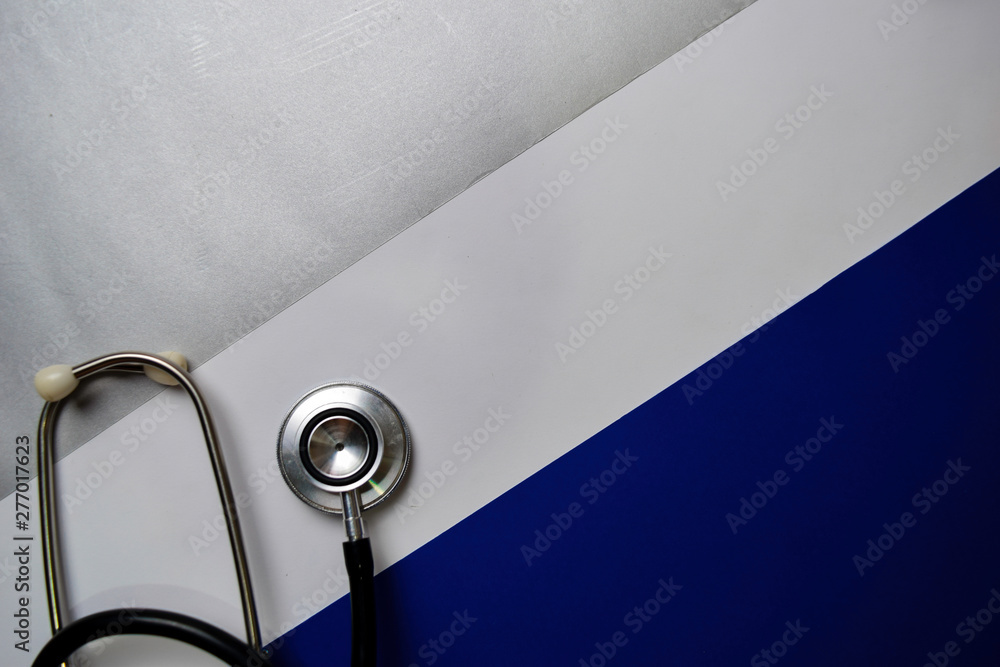 Stethoscope isolated on color background. Healthcare/Medical concept Stethoscope isolated on color background. Healthcare/Medical concept