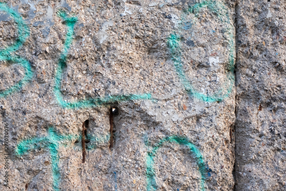 Φωτογραφία Close up of the Berlin Wall at the Berlin Wall Memorial, Berlin, Germany