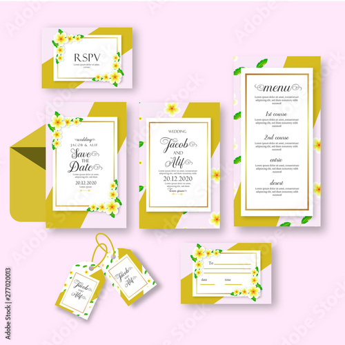 Wedding Invitation Cards set photo