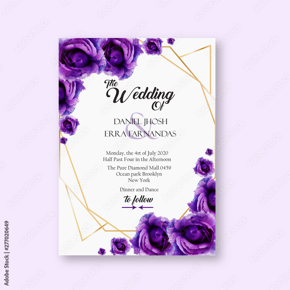 Free Purple Wedding Invitation Templates Free Purple Wedding Invitation Templates