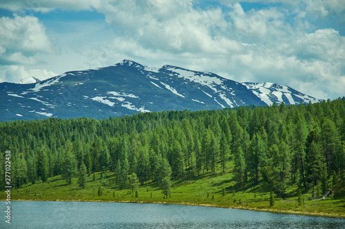 Mountain Altai , Ulagansky lake