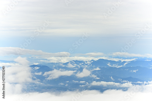 Fototapeta Naklejka Na Ścianę i Meble -  sea of clouds.
