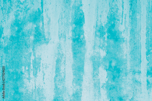 Turquoise abstract mockup. Green background with paint stains. Modern art. Blots on canvas, backdrop. Illustration. Pattern of watercolor texture. Template with light gradient. Creative modern artisti