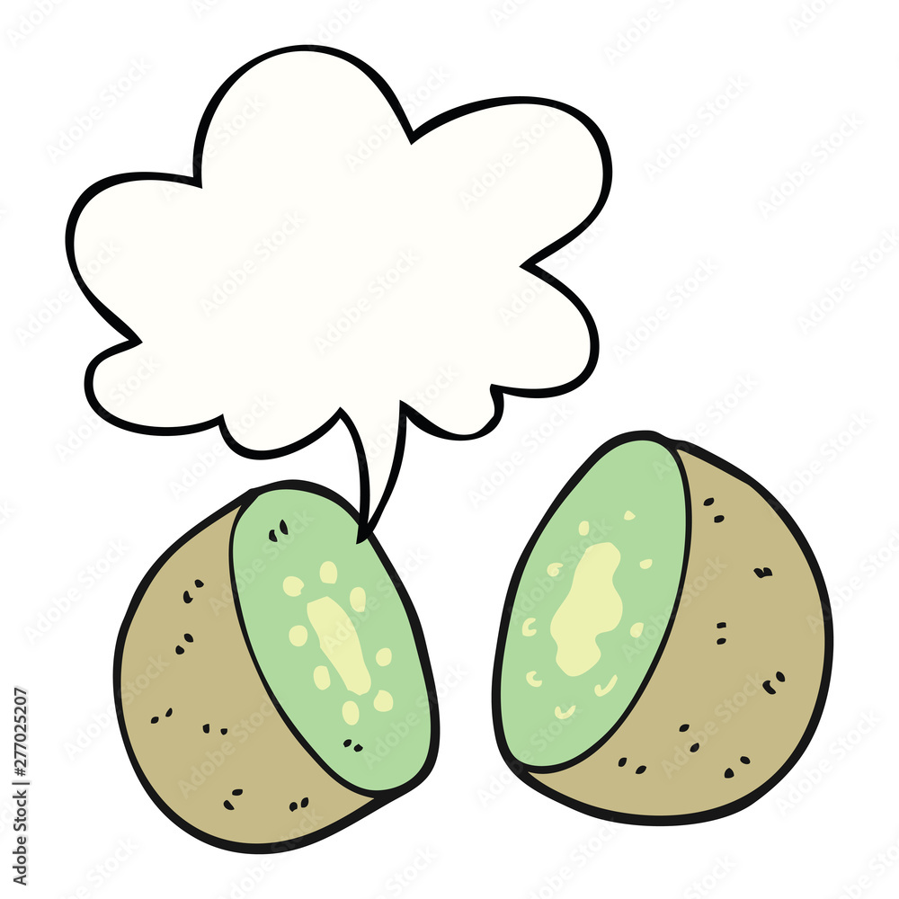 cartoon kiwi and speech bubble cartoon kiwi and speech bubble