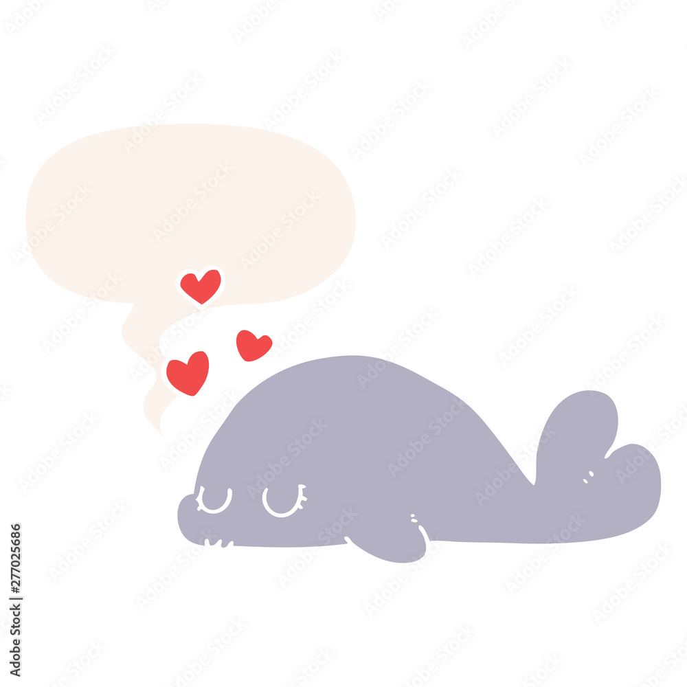 cute cartoon dolphin and speech bubble in retro style cute cartoon dolphin and speech bubble in retro style