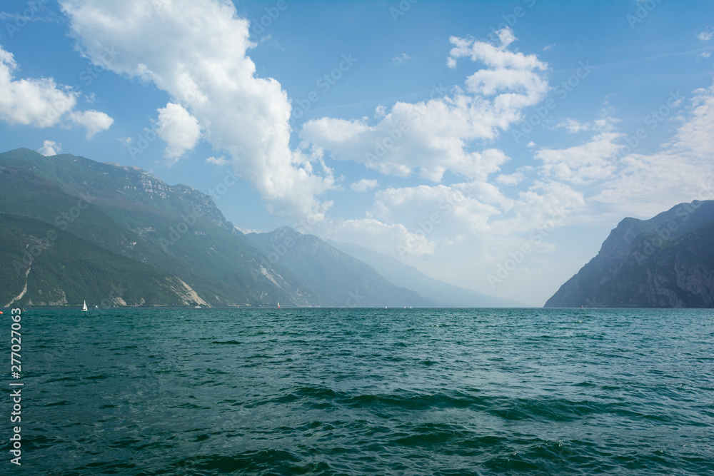 Lake Garda - the biggest lake in Italy. View from Riva Del Garda
