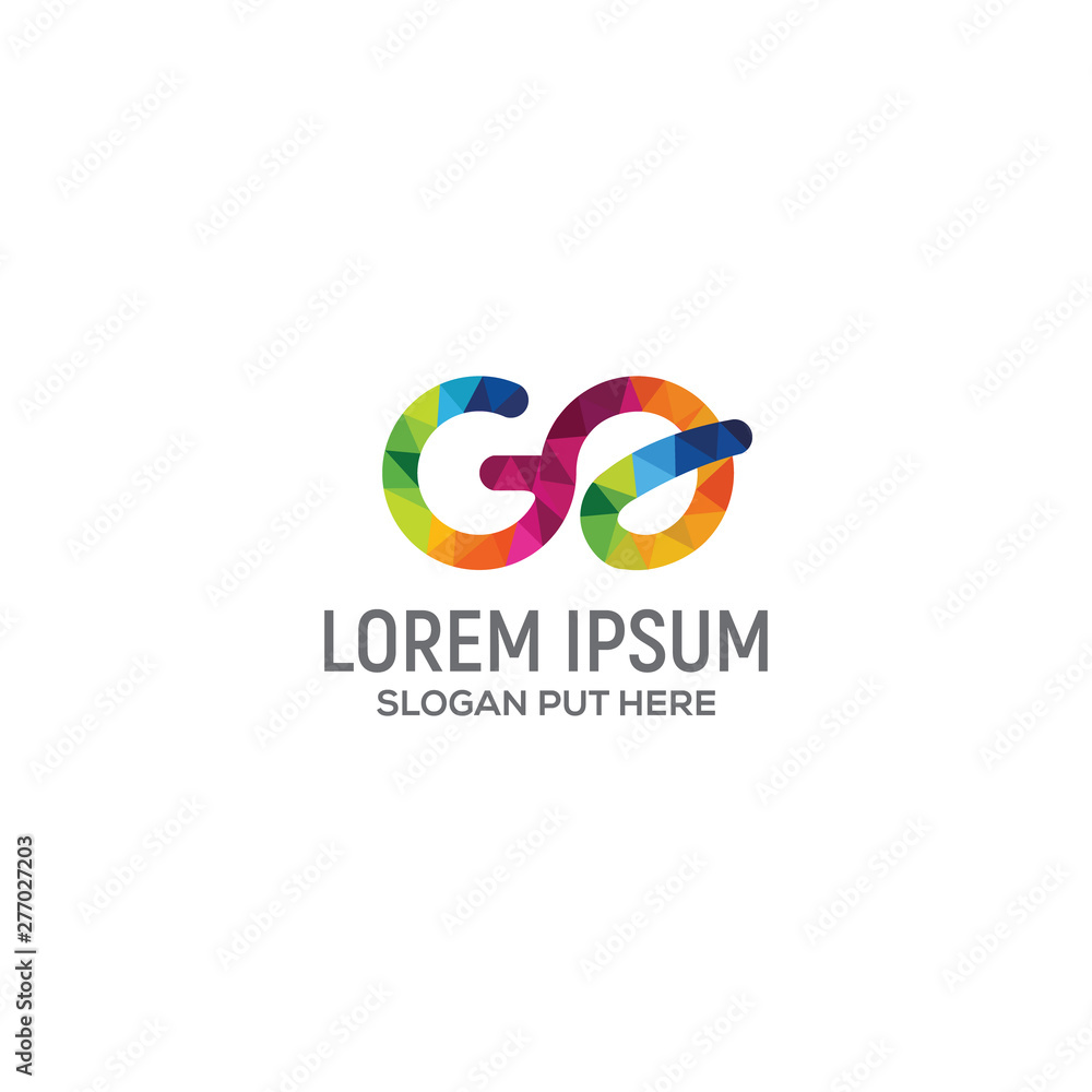 Go-Alphabet logo/Identity design Go-Alphabet logo/Identity design