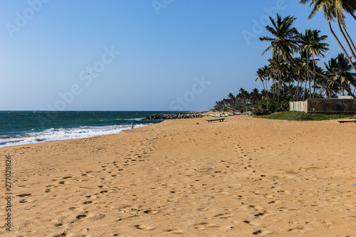 Indian Ocean Beach in Sri Lanka