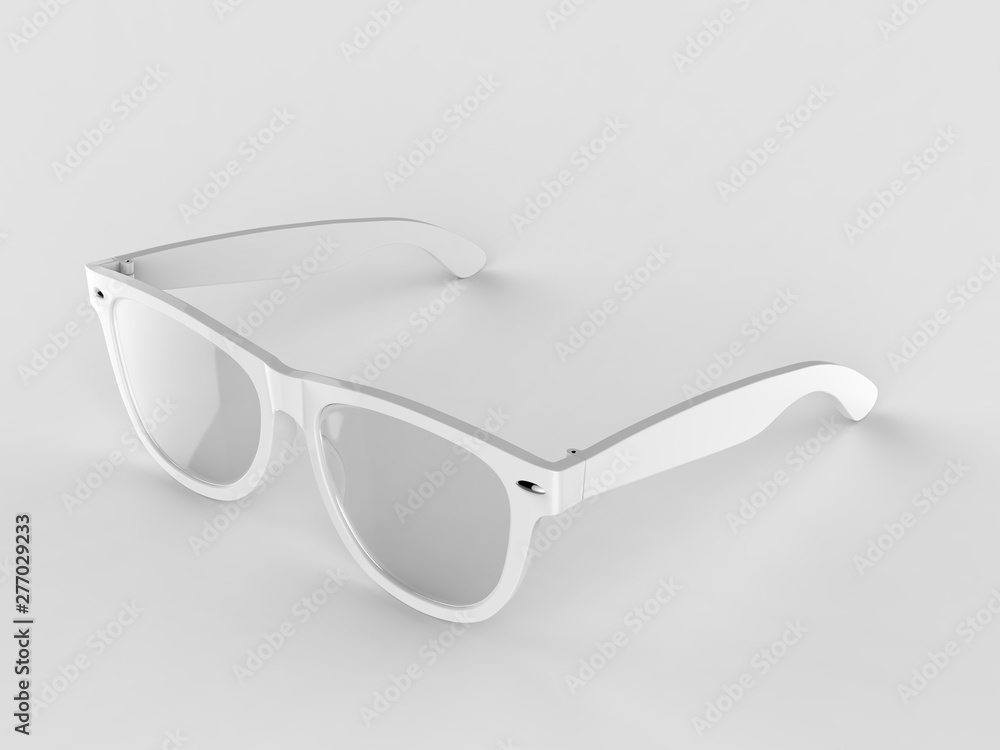 Black sun glasses for branding and mock up, 3d render illustration. Black sun glasses for branding and mock up, 3d render illustration.