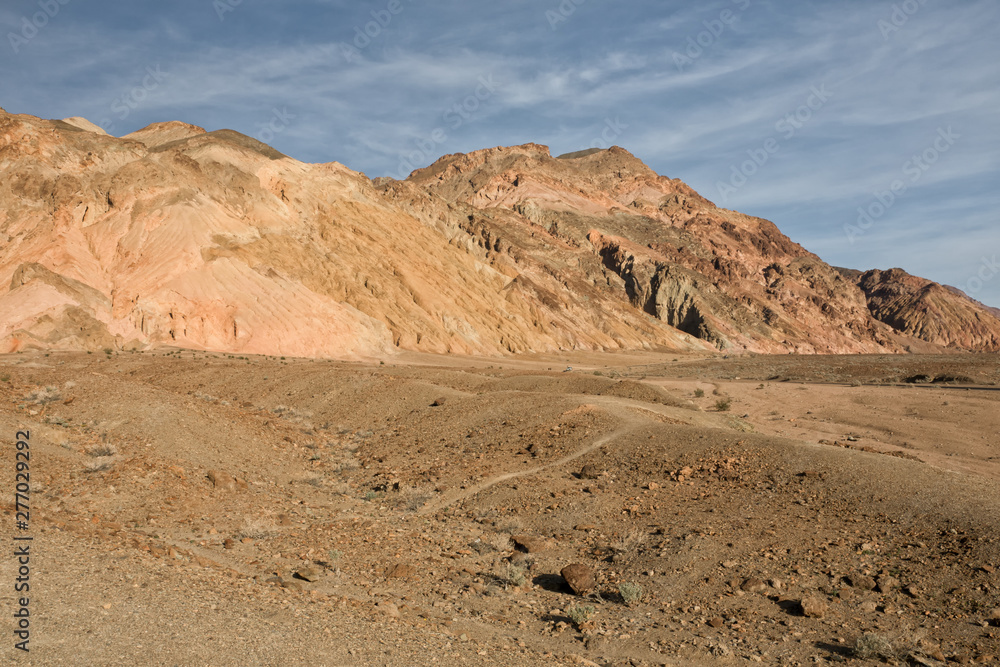 Artist's Drive in the death valley national park USA