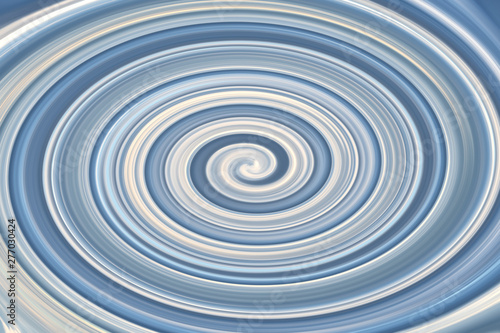 Swirl abstract background in blue and white colors