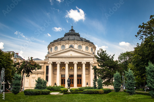 Romanian Athenaeum, concert hall in the center of Bucharest, Romania