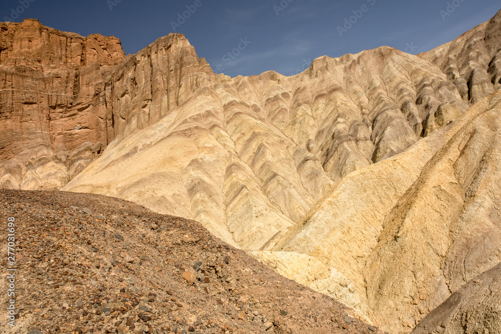 Fototapeta premium Red Cathedral at the golden canyon in Death Valley National Park