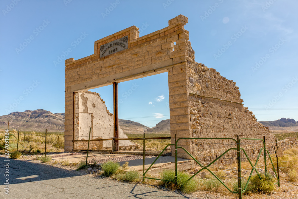 Rhyolite Ghost Town, Death Valley, Nevada