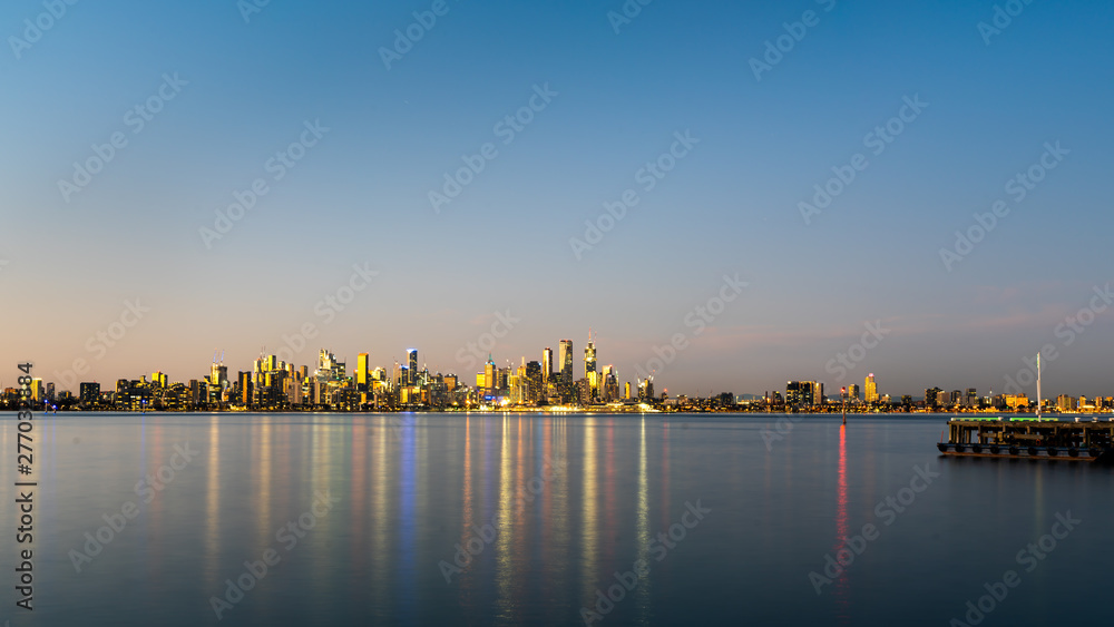 Melbourne Skyline - Dusk 