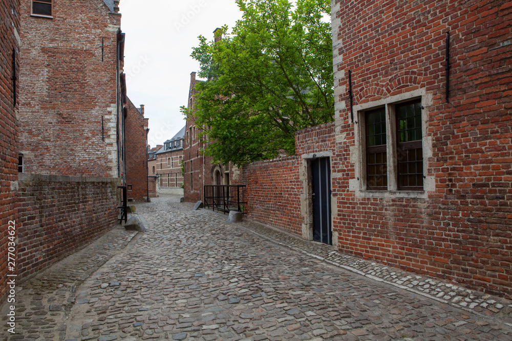 Historic city of Leuven Belgium. Begijnhof. Beguinage