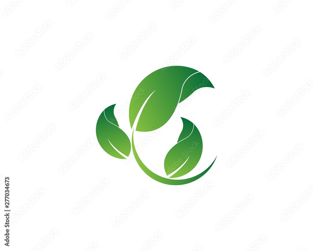 Logos of green leaf ecology nature element vector icon Logos of green leaf ecology nature element vector icon