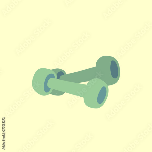 Dumbbells. Sport equipment theme. Fitness background.