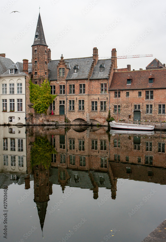 Historic city of Brugge Belgium, Canals
