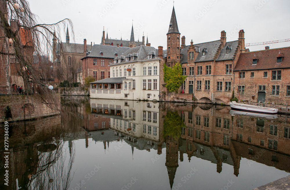 Historic city of Brugge Belgium, Canals