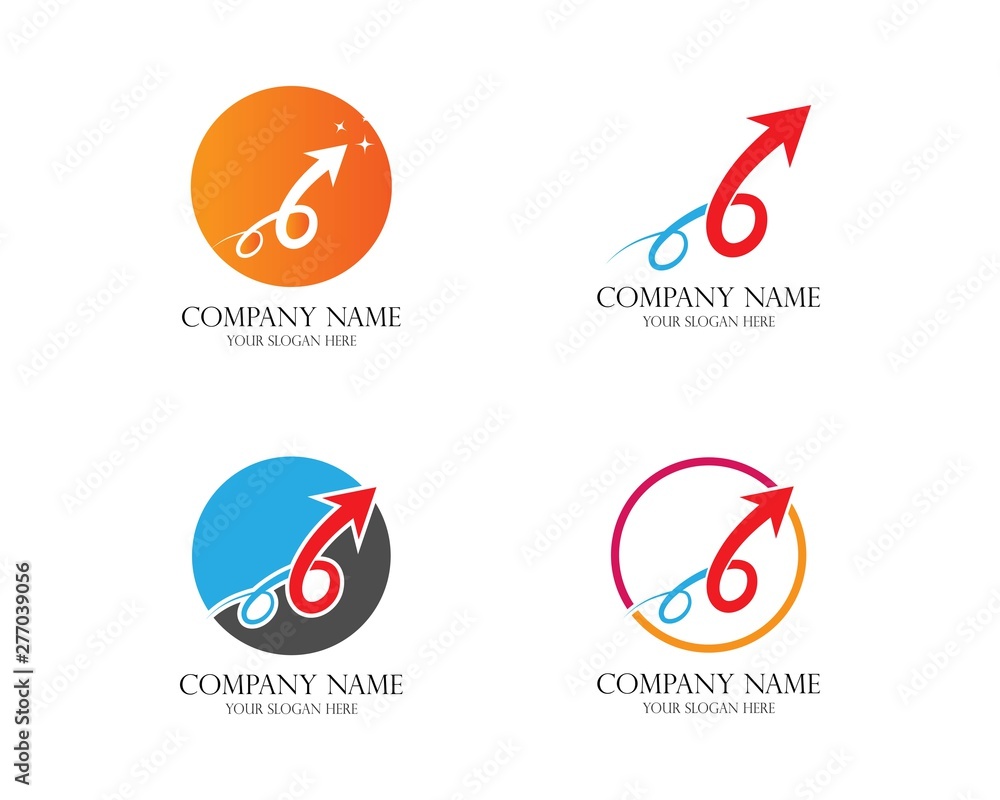 Arrows vector illustration icon Logo Template design