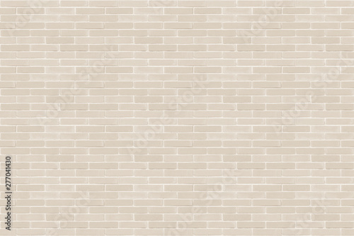 Brick wall seamless design white cream beige pattern textured background © Chinnapong