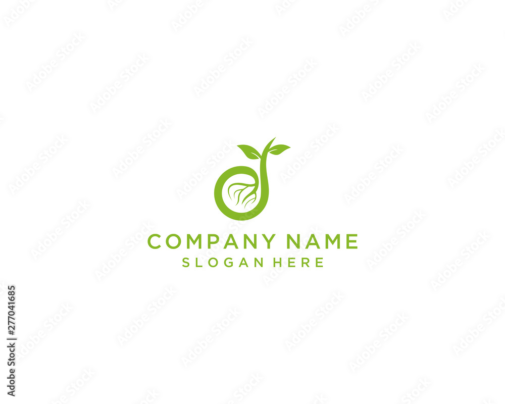 letter D and sprouts logo letter D and sprouts logo