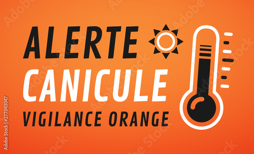 Alerte canicule, vigilance orange