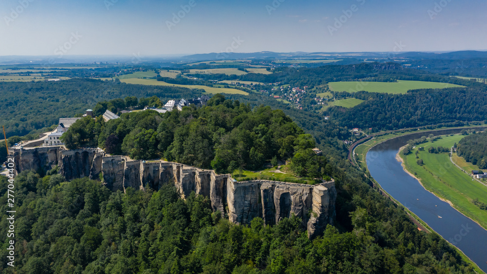 Obraz premium Festung Königsstein (Sachsen)