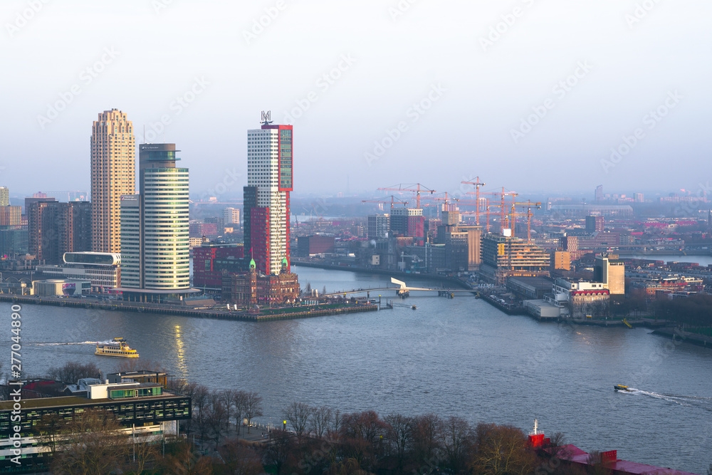 Fototapeta premium Rotterdam . View from the Euromast