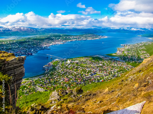 Summer view of Tromso, Norway