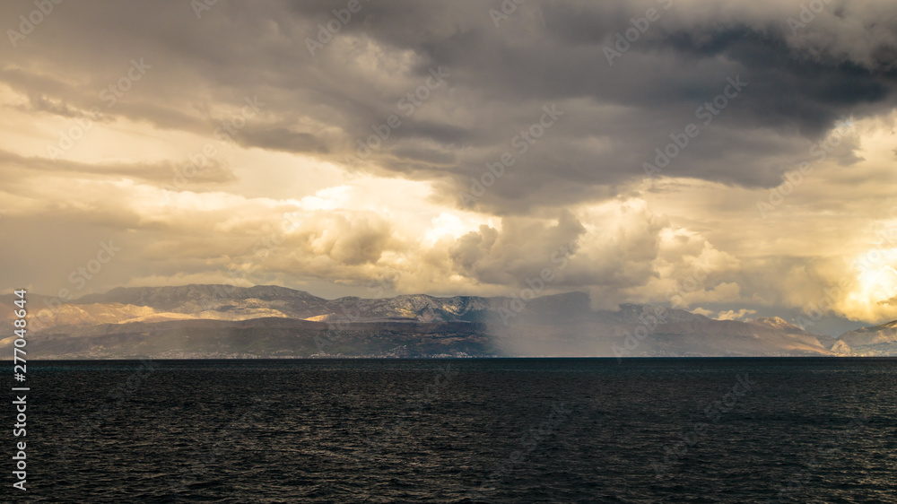 Storm in the sea of Split