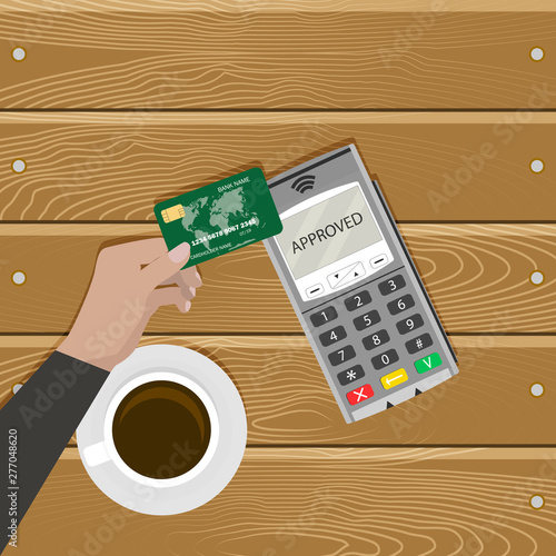 Modern kind pay card without contact