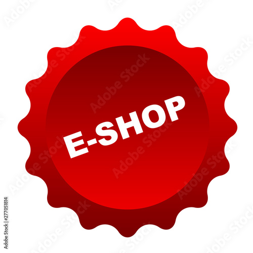 red vector banner eshop