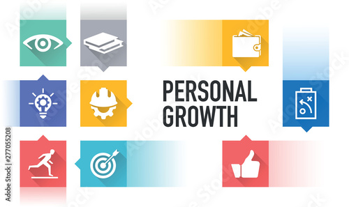 PERSONAL GROWTH ICON CONCEPT