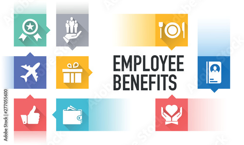 EMPLOYEE BENEFITS ICON CONCEPT