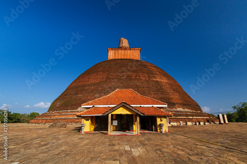 Jetavanaramaya dagoba in Anuradhapura, Sri lanka.