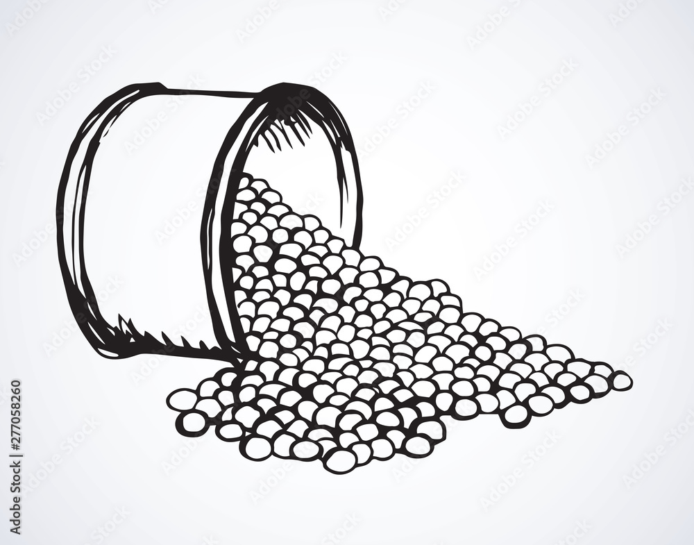 Caviar. Vector drawing Stock Vector | Adobe Stock