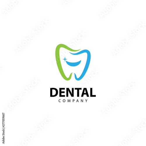 Dental Clinic Logo Tooth abstract design vector template
