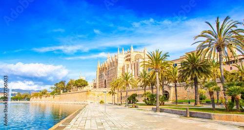 Palma de Mallorca Cathedral La Seu, Spain photo