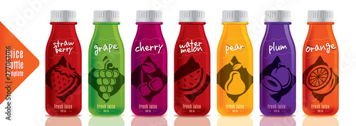 Ready design juice bottle set