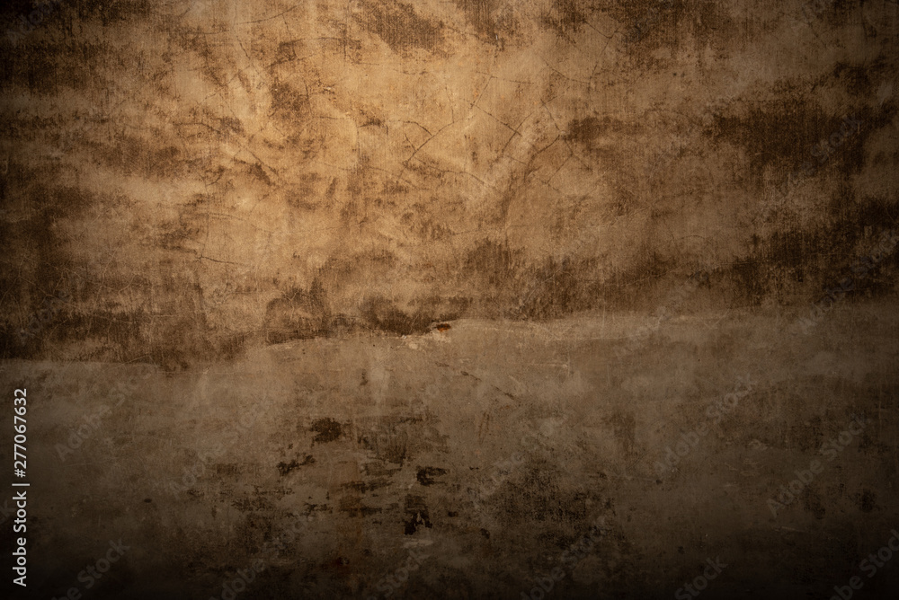 Obraz premium Dark brown background concrete texture wall grunge rust rusty